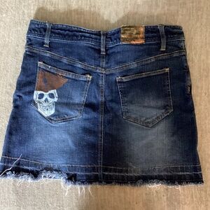 Disney Pirates of the Caribbean Mini Jean Skirt Size 10